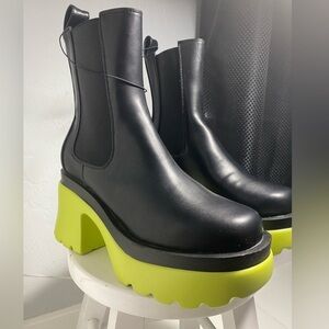 Lug-Sole Chelsea Boots